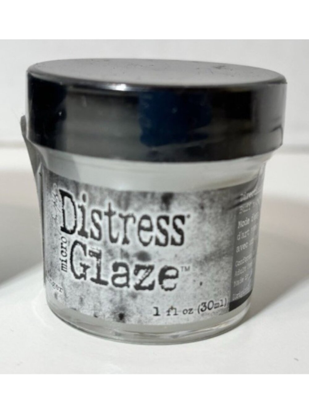 Tim Holtz Distress Texture Paste Opaque, Black Opaque & Glaze Lot of 3 - Picture 4 of 4